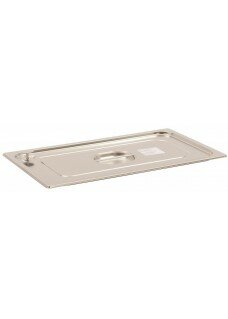 Couvercle inox avec joint silicone pour bac gastro GN 1/1