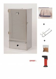 Pack complet fumoir porte vitrée