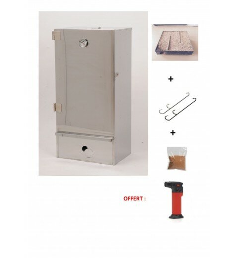 Pack complet fumoir porte vitrée