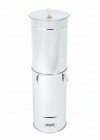 Pack fumoir rond 26 cm inox
