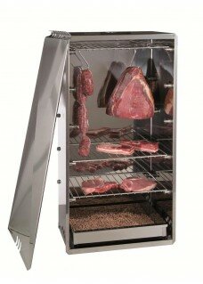 Fumoir à viande et poisson inox polyvalent