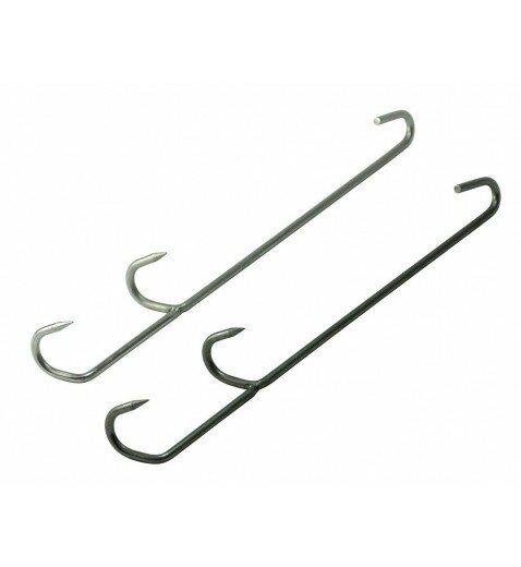 Lot de 5 crochets inox à poisson