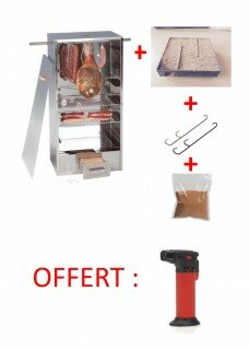 Fumoir à viande et poisson inox grand modèle