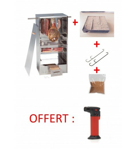 Fumoir à viande et poisson inox grand modèle