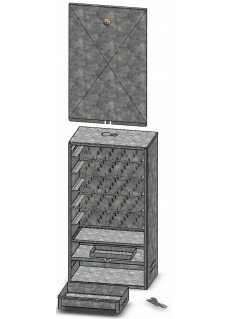 Fumoir à viande et poisson inox