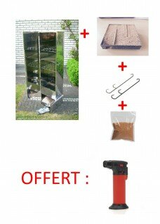 Pack fumoir haut inox